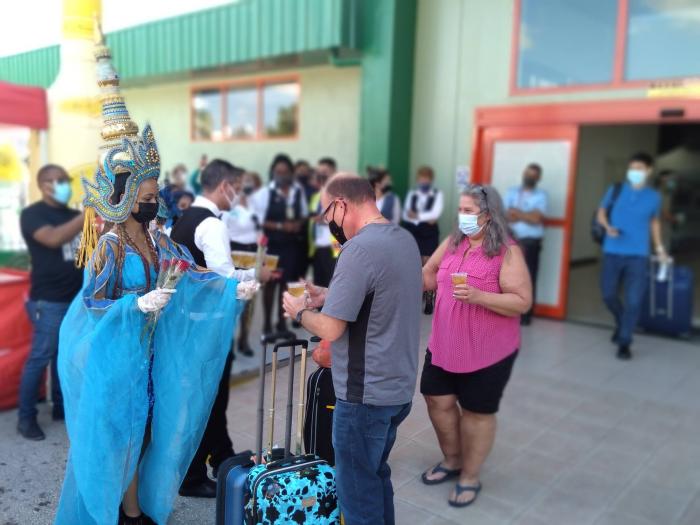 Turistas en Cuba