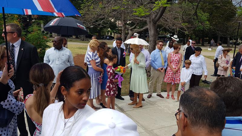 Visita de Charles a Cuba