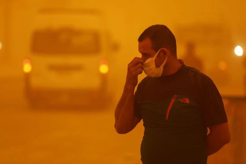 Tormenta de arena en Irak. DPA vía Europa Press (Europa Press), publicada por El País.