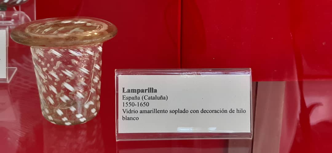 Muestra "Vidrio español en La Habana. S. XVI-XIX".