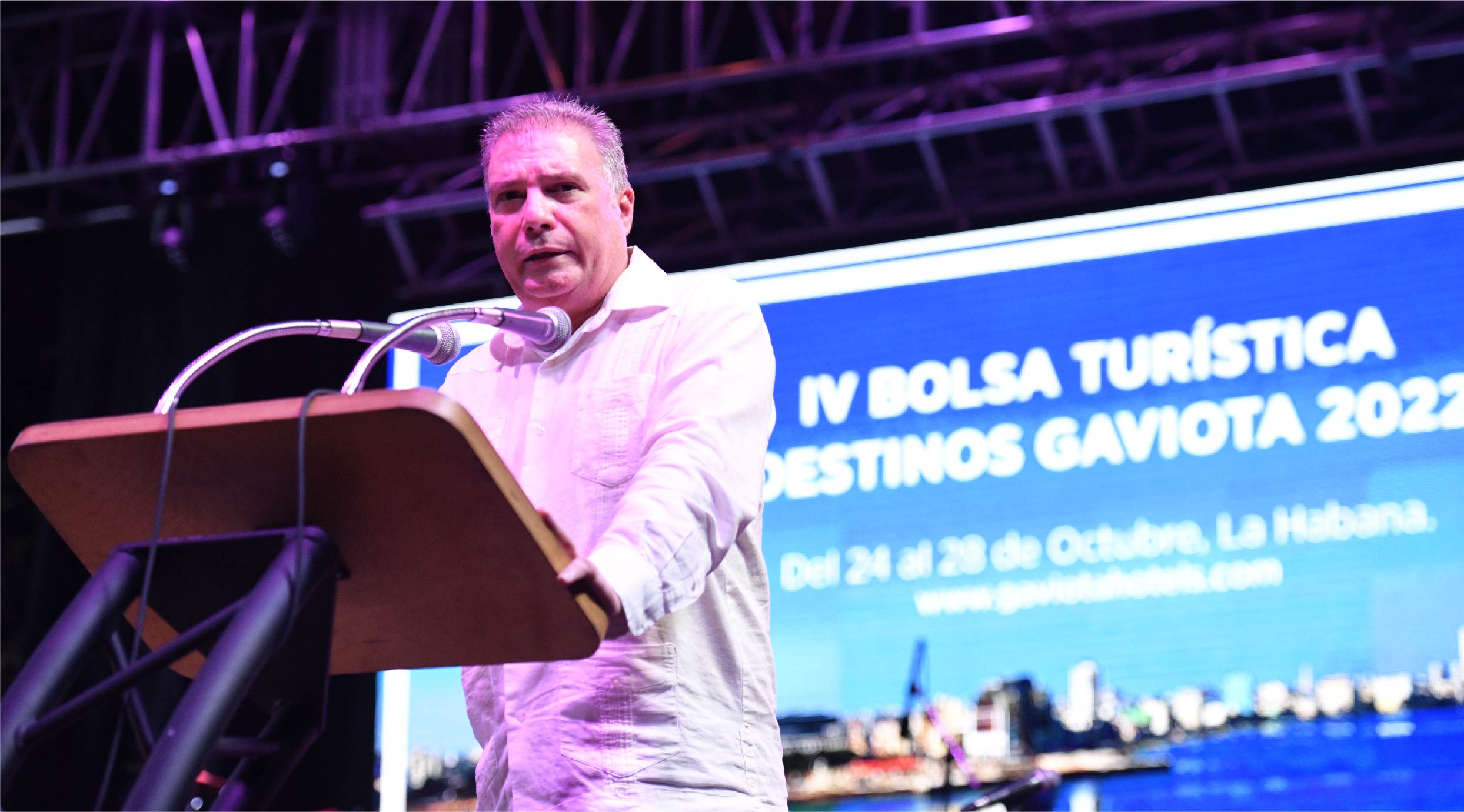 Ministro de Turismo, Juan Carlos García Granda.