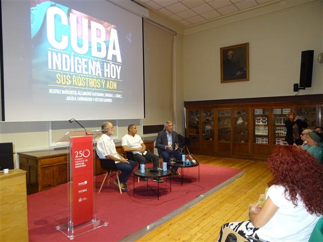 Presentación en España de Cuba Indígena Hoy: sus rostros y ADN