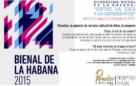 Paradiso de Artex es el receptivo oficial de la Bienal de La Habana (+ Programa)