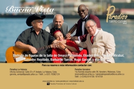 A disfrutar de Buena Vista Social Club con Paradiso