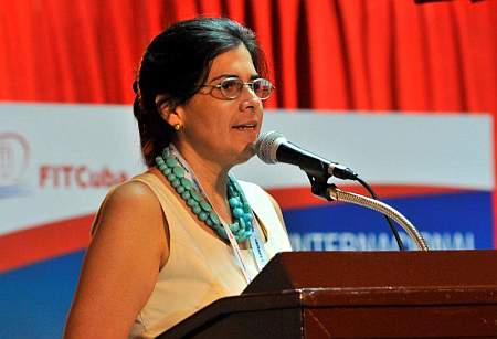 Directora comercial del Ministerio de Turismo, Carmen Orellana Destino Cuba promueve modalidad de circuitos
