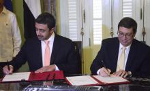 Cuba y Emiratos Árabes Unidos firman Acuerdo para Servicios Aéreos
