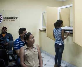 Consulado de Ecuador comenzó a tramitar visas a cubanos