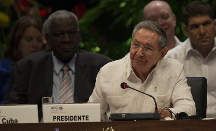 Raúl Castro clausura Cumbre de Estados del Caribe
