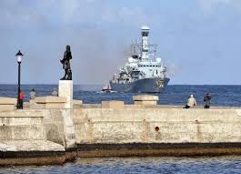 Fragata de la Marina Real de Reino Unido visita La Habana