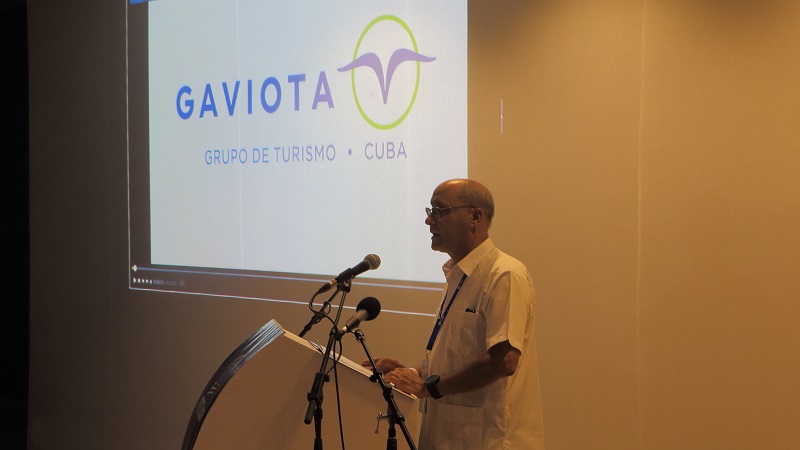 Frank País Oltuski, vicepresidente de Mercadotecnia del Grupo de Turismo Gaviota, S.A. Foto: Jorge I. Coromina Gaviota anuncia nuevas instalaciones y servicios en FitCuba 2018