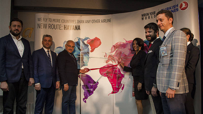Turkish Airlines agradece el placer de estar en La Habana